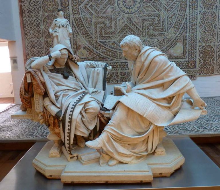 Sculpture Seneca and Nero