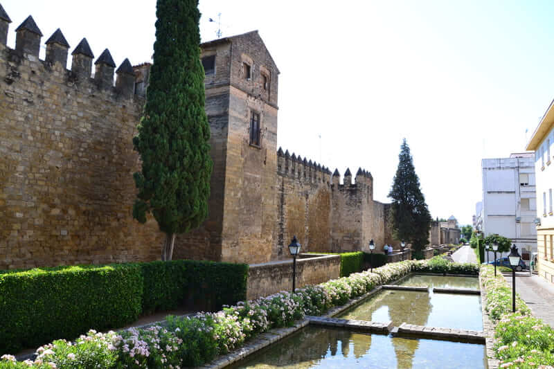 Ancient city walls in cordoba